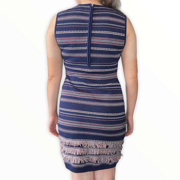 Cupcakes & Cashmere Dress Women's Medium Blue Pink NWOT Sonata Sweater Dress - Picture 2 of 13